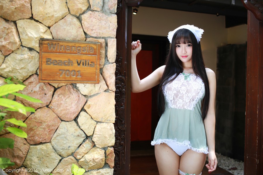 XiuRen 秀人 No.463 可爱少女夏瑶baby露下半双球超诱惑制服萝莉！