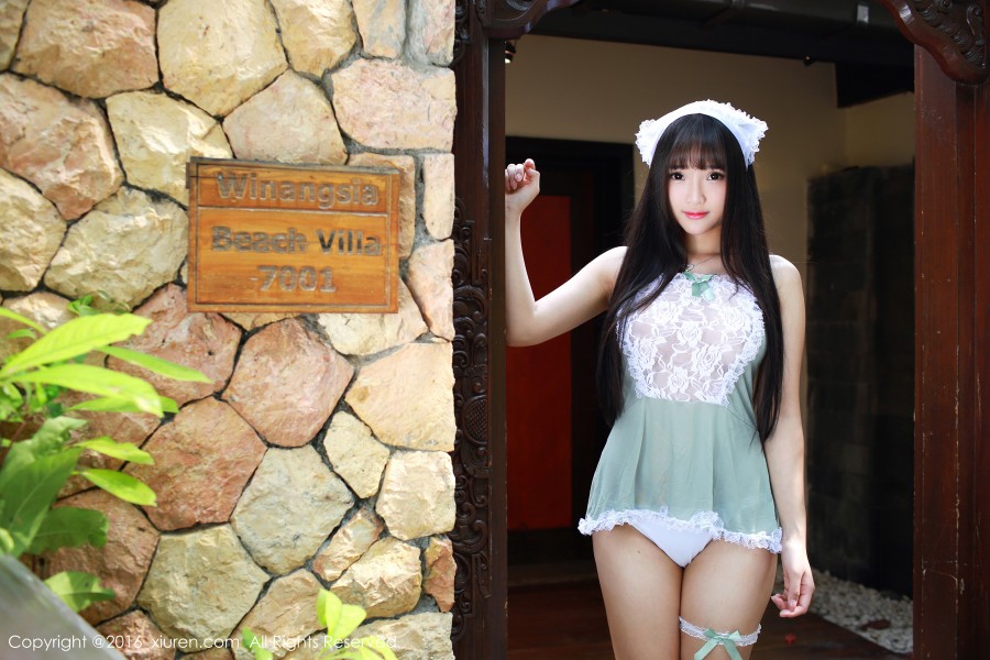 XiuRen 秀人 No.463 可爱少女夏瑶baby露下半双球超诱惑制服萝莉！