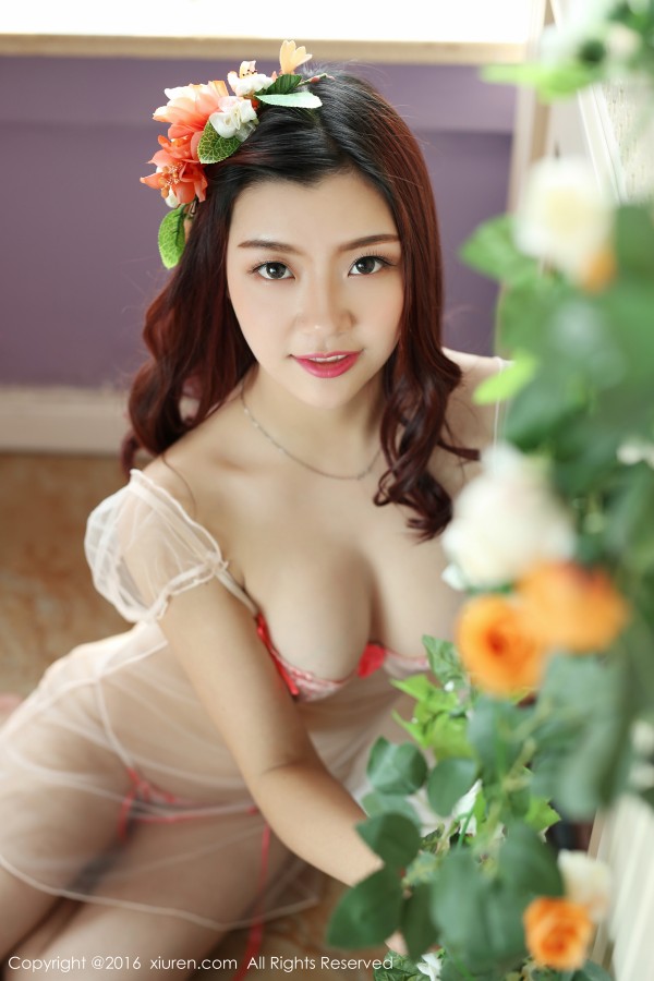 XiuRen 秀人 No.503 夏晓Maggy薄纱情趣内衣少女玲珑好身材！