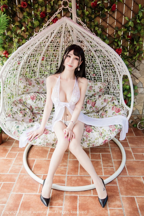 XiuRen 秀人 No.539 巨乳古典美人李宓儿性感透视连体衣丝袜诱惑！