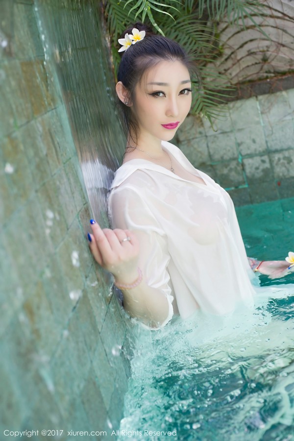 XiuRen 秀人 No.781 妲己纱裙巨乳湿身泡泡浴！