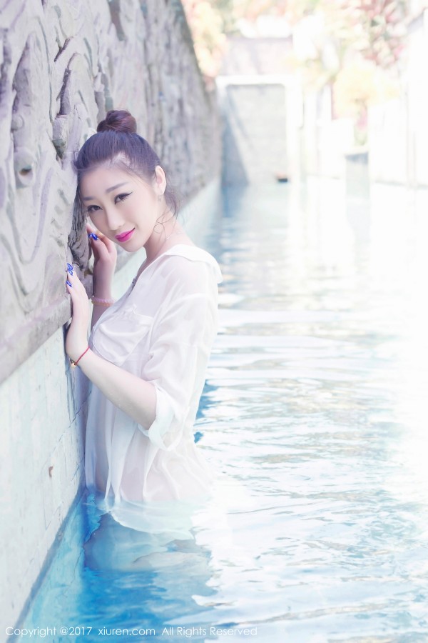 XiuRen 秀人 No.781 妲己纱裙巨乳湿身泡泡浴！