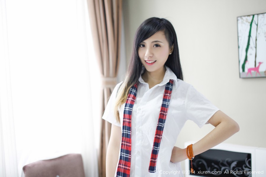 XiuRen 秀人 No.254 谢忱倬成学生妹制服诱惑！