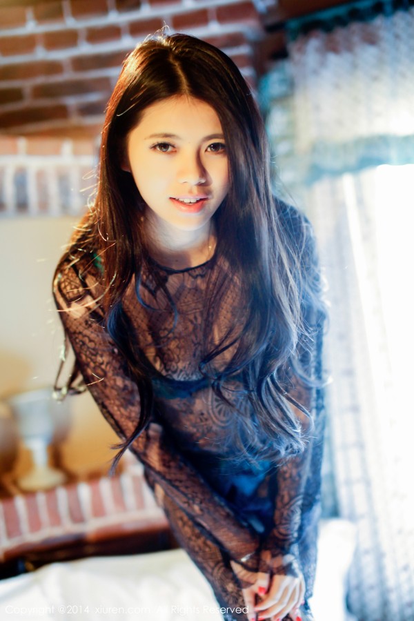 XiuRen 秀人 No.265 欧阳妮娜娜黑色蕾丝若隐若现的性感！