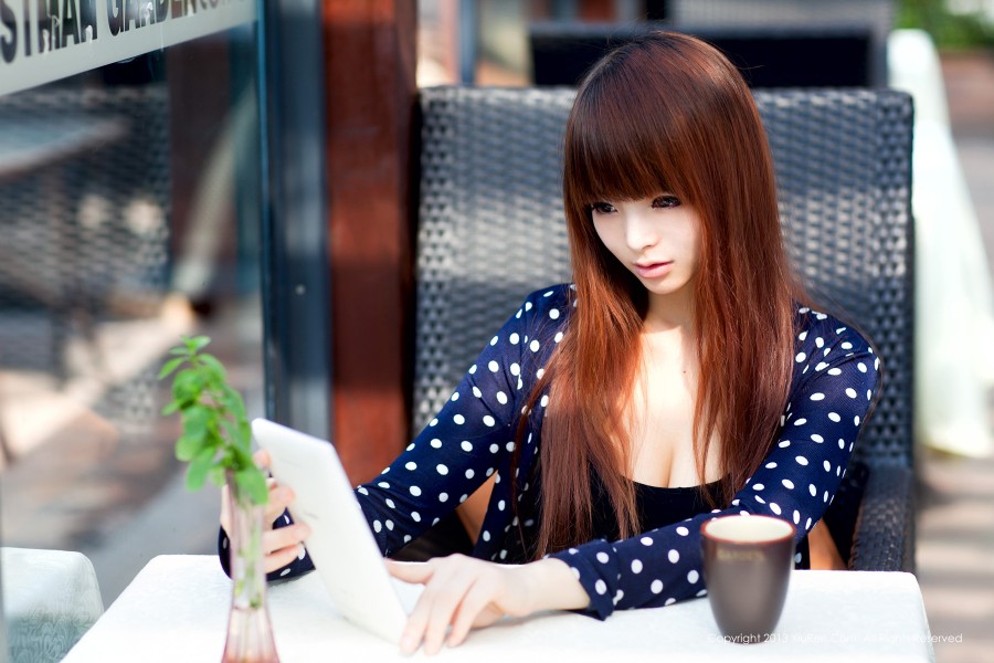 XiuRen 秀人 No.038 AngelaLee李玲紧身连体裙嘟嘴挺胸性感！